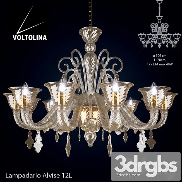 Voltolina Lampadario Alvise 12l 3D Model Download