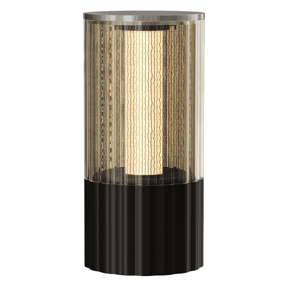Voltra Lighting – Table Lamp Totem Reeded 3D Model Voltra Lighting – Table Lamp Totem Reeded 3D Model