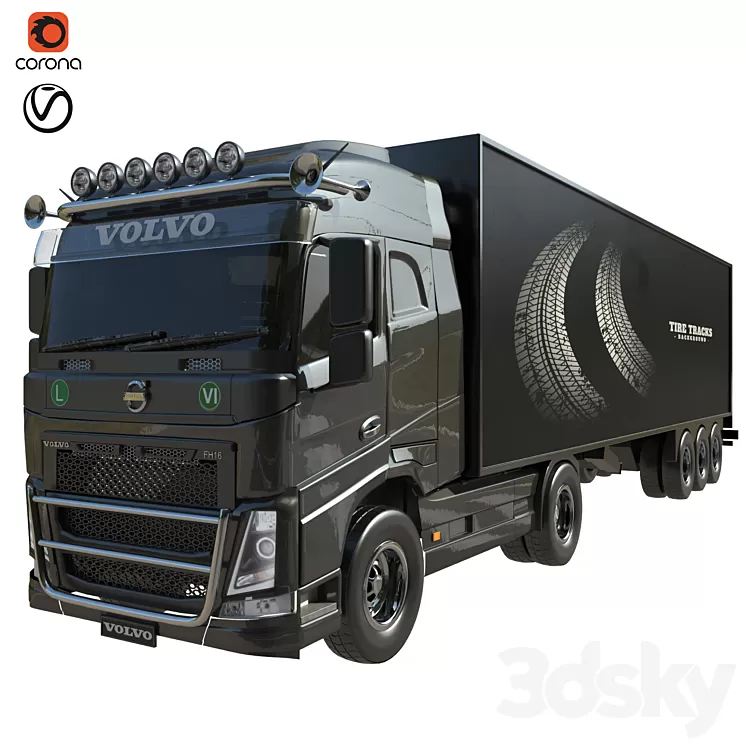 volvo fh 16 3D Model
