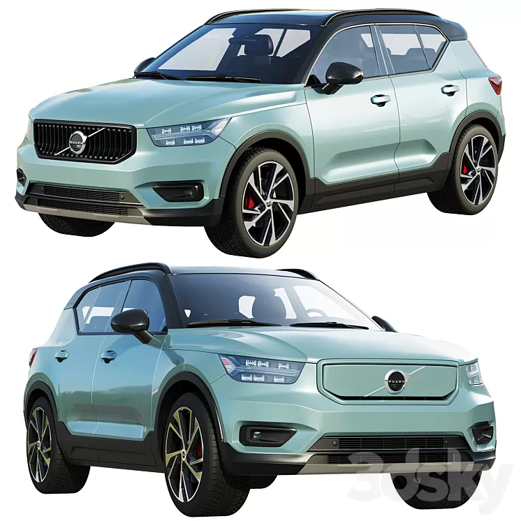Volvo XC40 / XC40 recharge 2020 3D Model