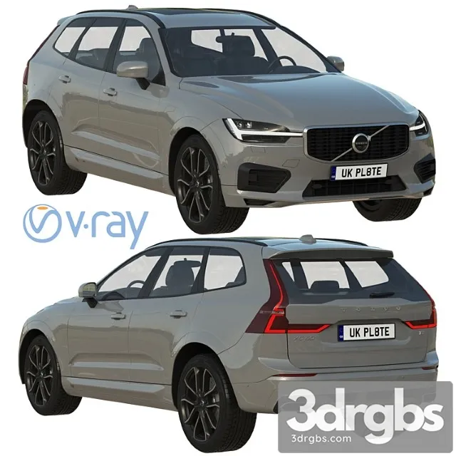 Volvo xc60 r-design 3D Model Download