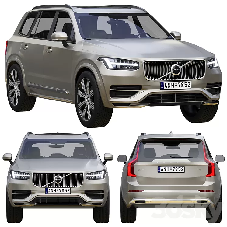 Volvo XC90 3D Model