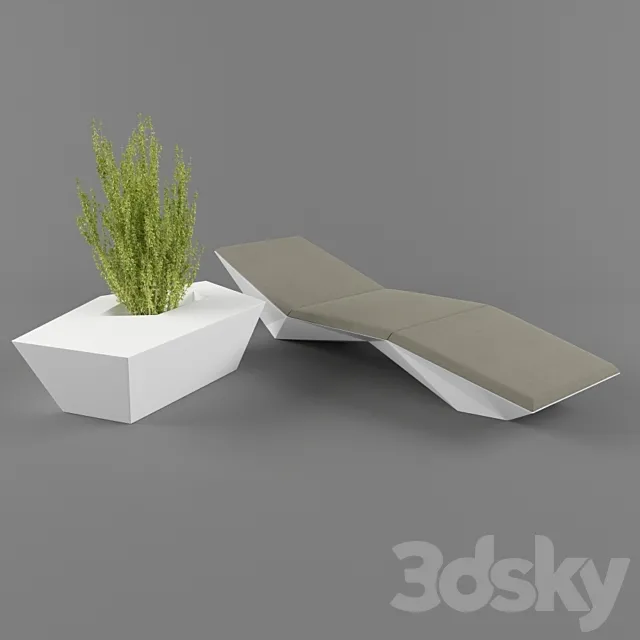 Vondom _ FAS TUMBONA 3D Model Vondom _ FAS TUMBONA 3D Model