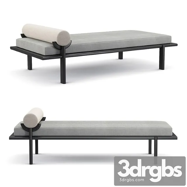 Vonnegut kraft – black crescent lounge daybed Vonnegut kraft – black crescent lounge daybed