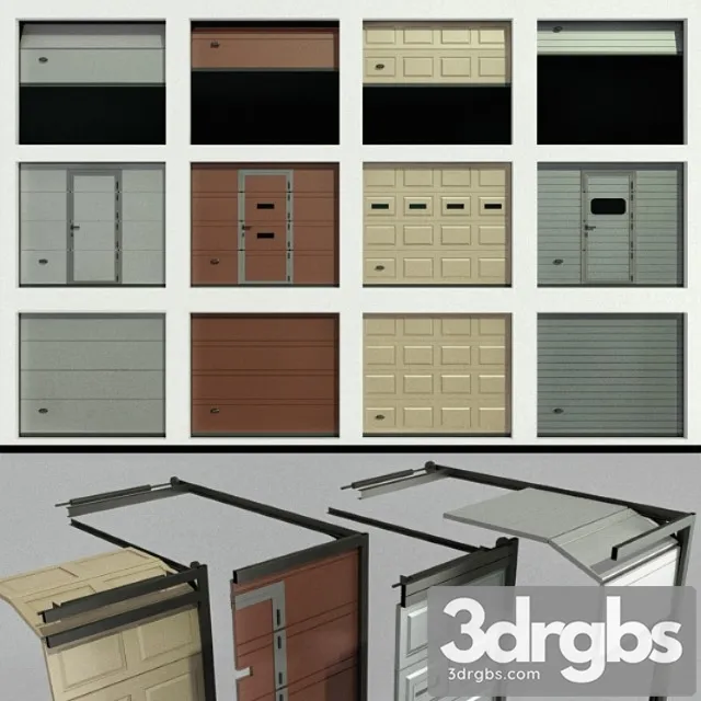 Vorota Dlia Garazha Ili Sklada 3D Model Download