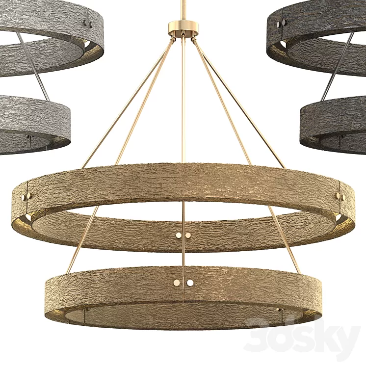 VOUVRAY TWO-TIER ROUND CHANDELIER 60 3D Model Free Download