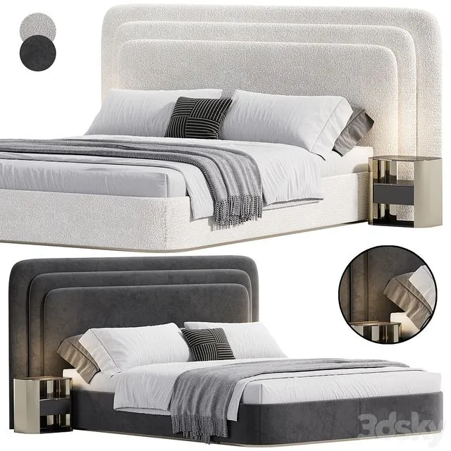 Voyage Royal Bed 3D Model