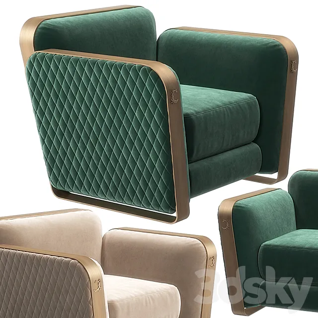 Voyage small armchair by Cantori 3DModel Voyage small armchair by Cantori 3DModel