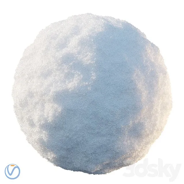 VRay snow material 3D Model