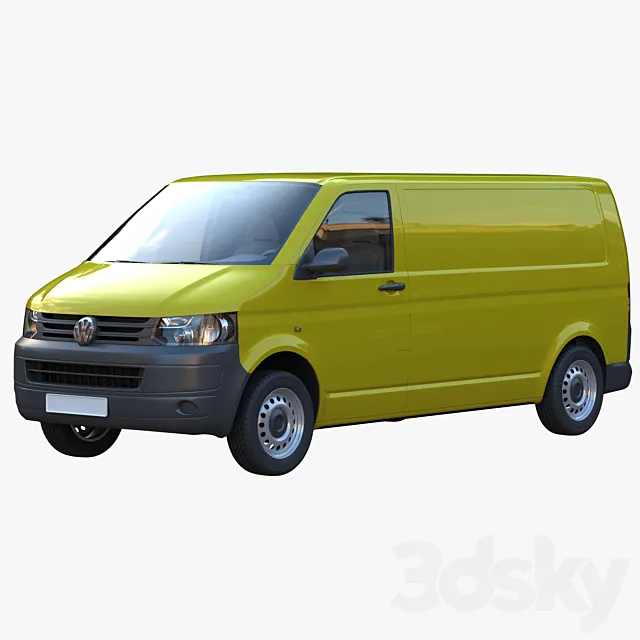 VW Transpoter T5 Cargo LBW 3D Model