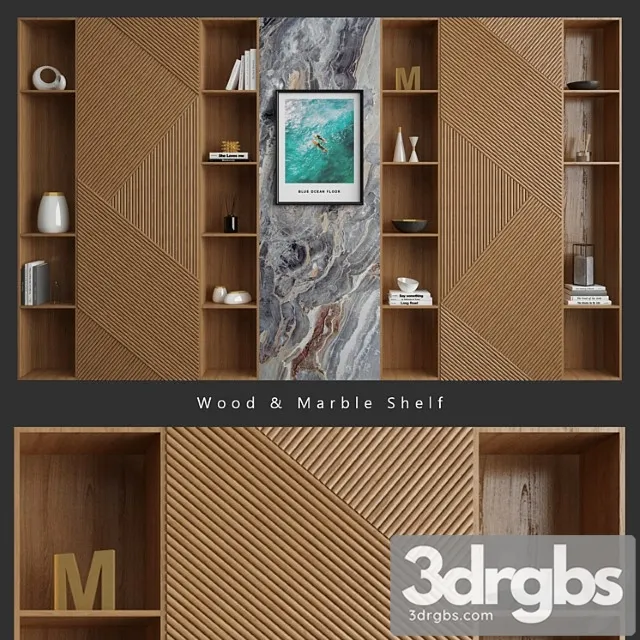 W & m shelf 3D Model Download