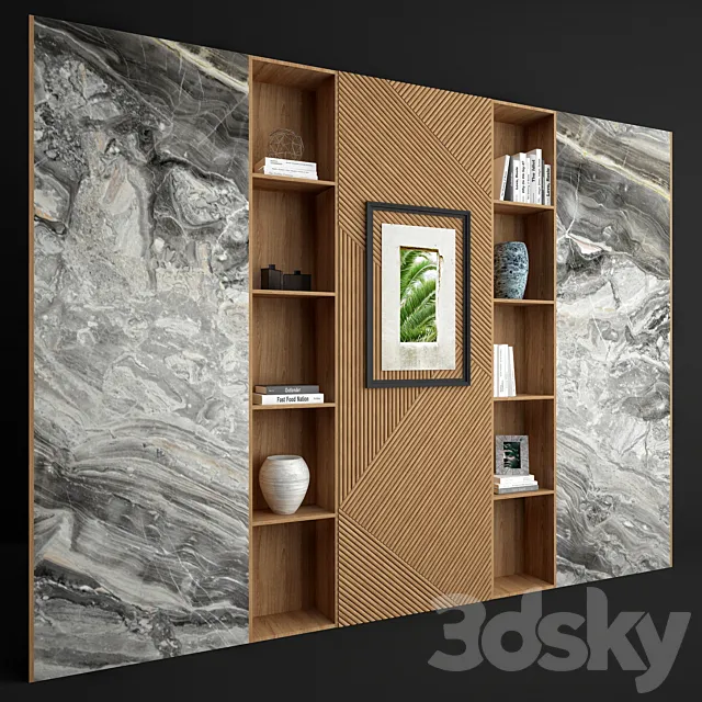 W & M Shelf_2 3DModel