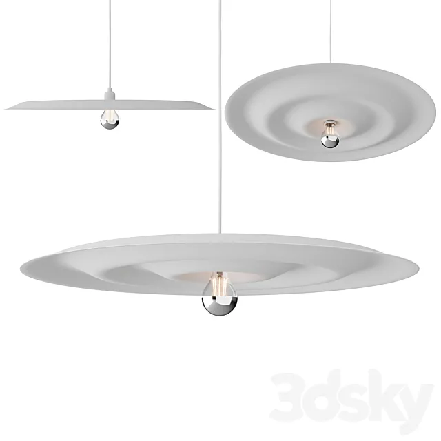 w171 alma pendant + wall light by wastberg 3D Model