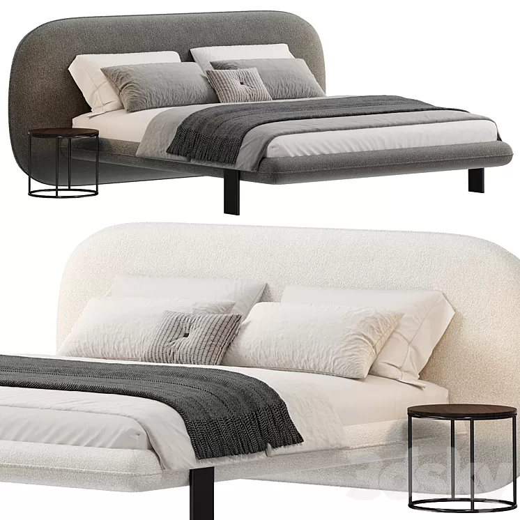 Wabi Bed by Sabaitalia 3D Model Free Download