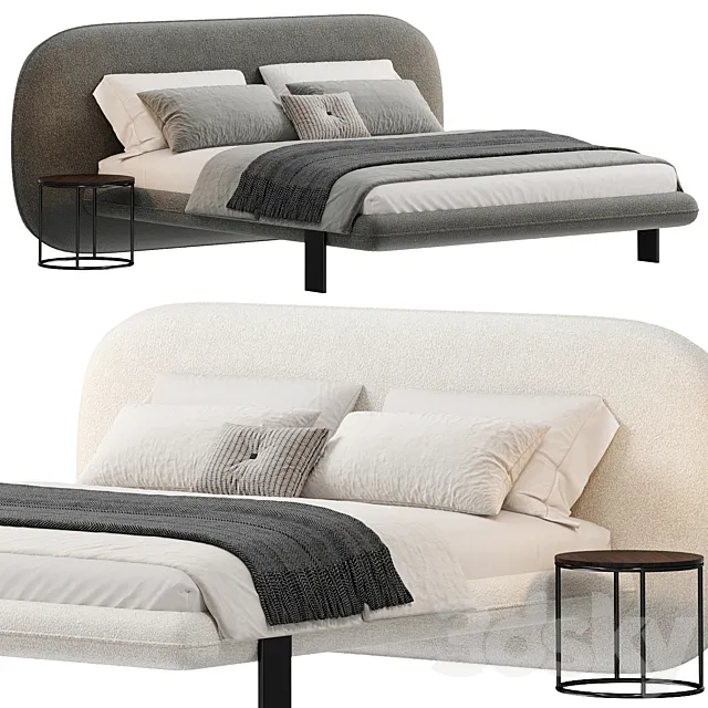 Wabi Bed by Sabaitalia 3DModel Wabi Bed by Sabaitalia 3DModel