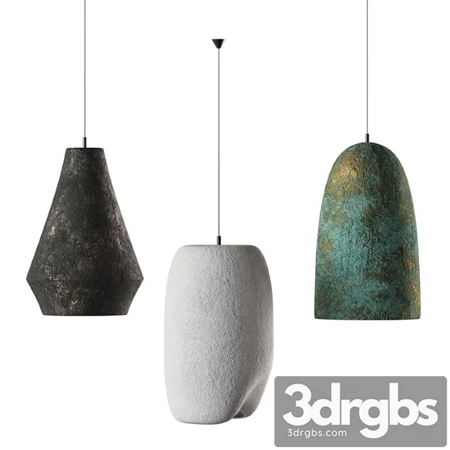Wabi sabi lamps 3D Model Download