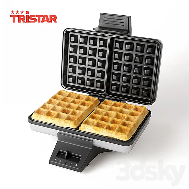 Waffle iron Tristar WF-2141 3D Model