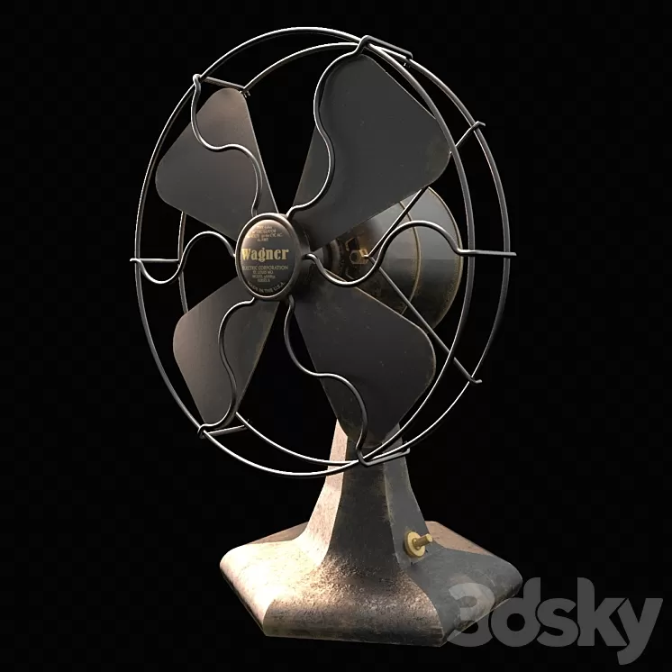 WAGNER VINTAGE FAN 3D Model