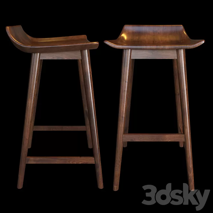 “Wainscott 30 “”Counter Stool by CB2” 3D Model