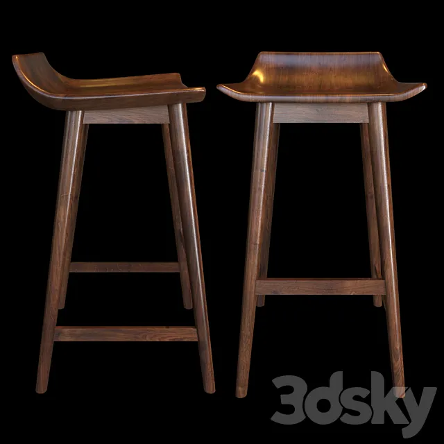 Wainscott 30 “Counter Stool by CB2 3DModel