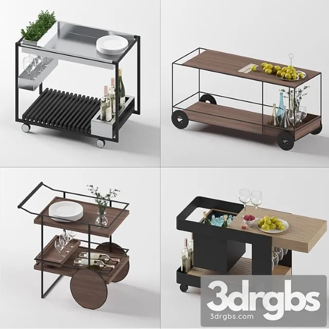 Waitress station 2 3D Model Download