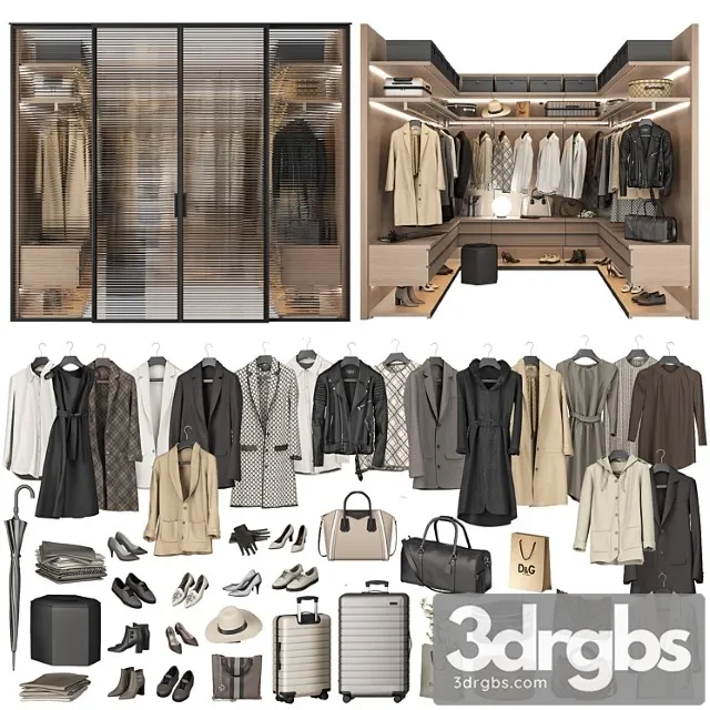 Walk In Closet 98 Part 2 3D Model Download