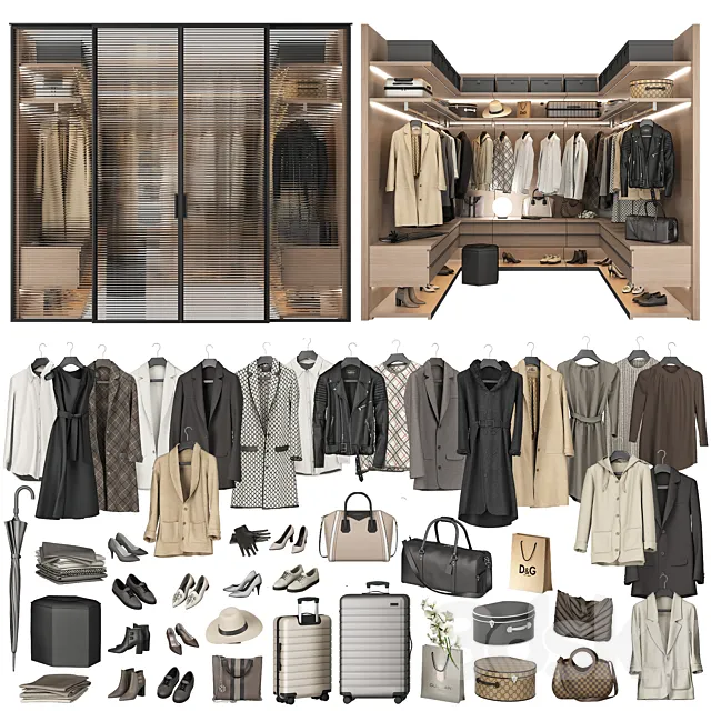 Walk-in Closet 98 part 2 3DModel