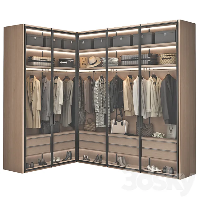 Walk-in Closet 98 part 5 3DModel