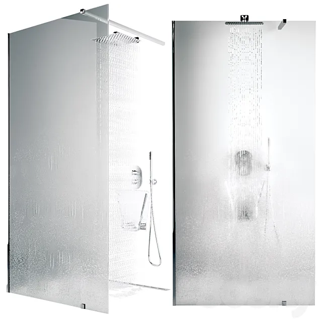 Walk-in shower 3D Model