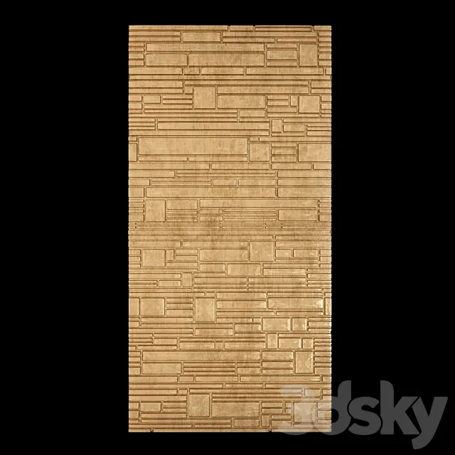 wall 3d panel decorative 3DModel