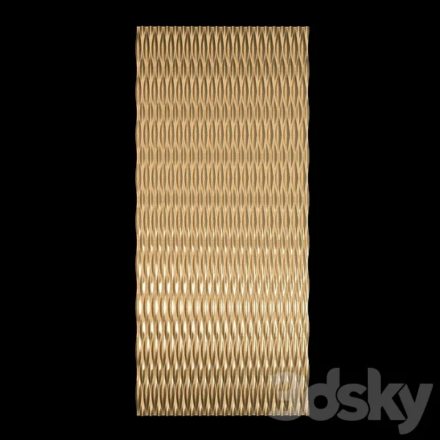 wall 3d panel decorative 3DModel