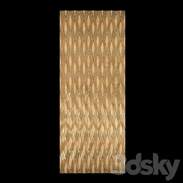 wall 3d panel decorative 3DModel