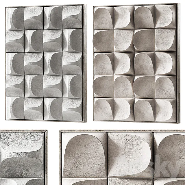 Wall art Geometry 3D Model