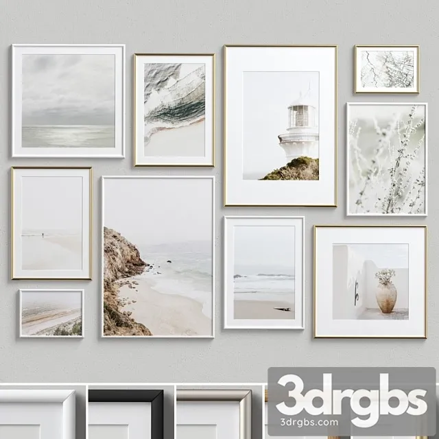 Wall art set-14 3D Model Download