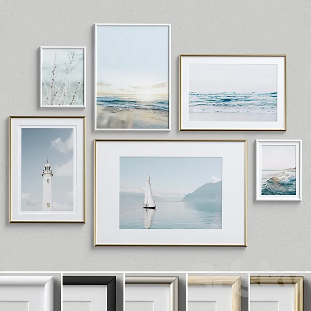 Wall Art Set-16 3D Model