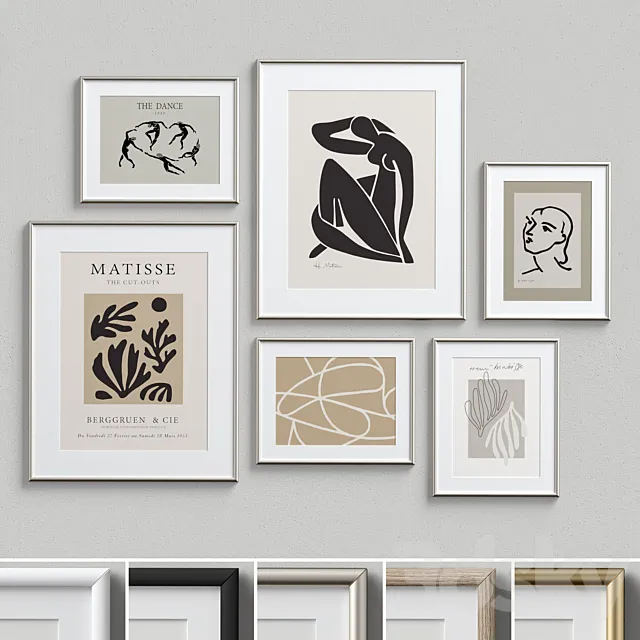 Wall Art Set-17 3DModel