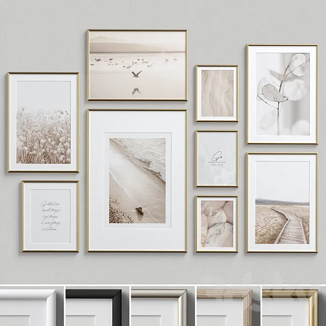 Wall Art Set-18 3DModel