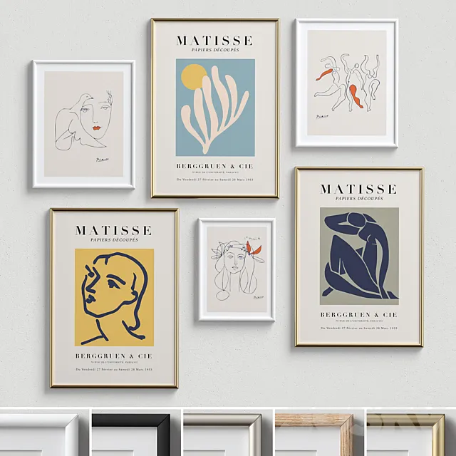 Wall Art Set-23 3DModel