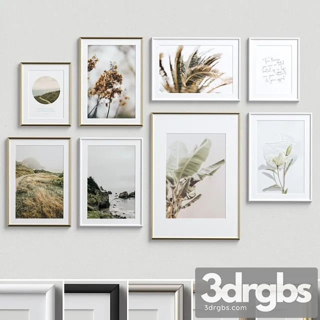 Wall Art Set 26 3D Model Download