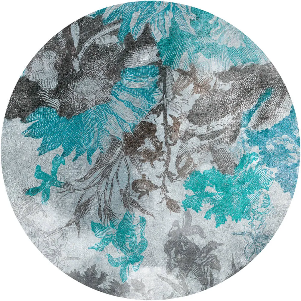 Wall Art – Wallpaper Anemone round 3D Model Wall Art – Wallpaper Anemone round 3D Model