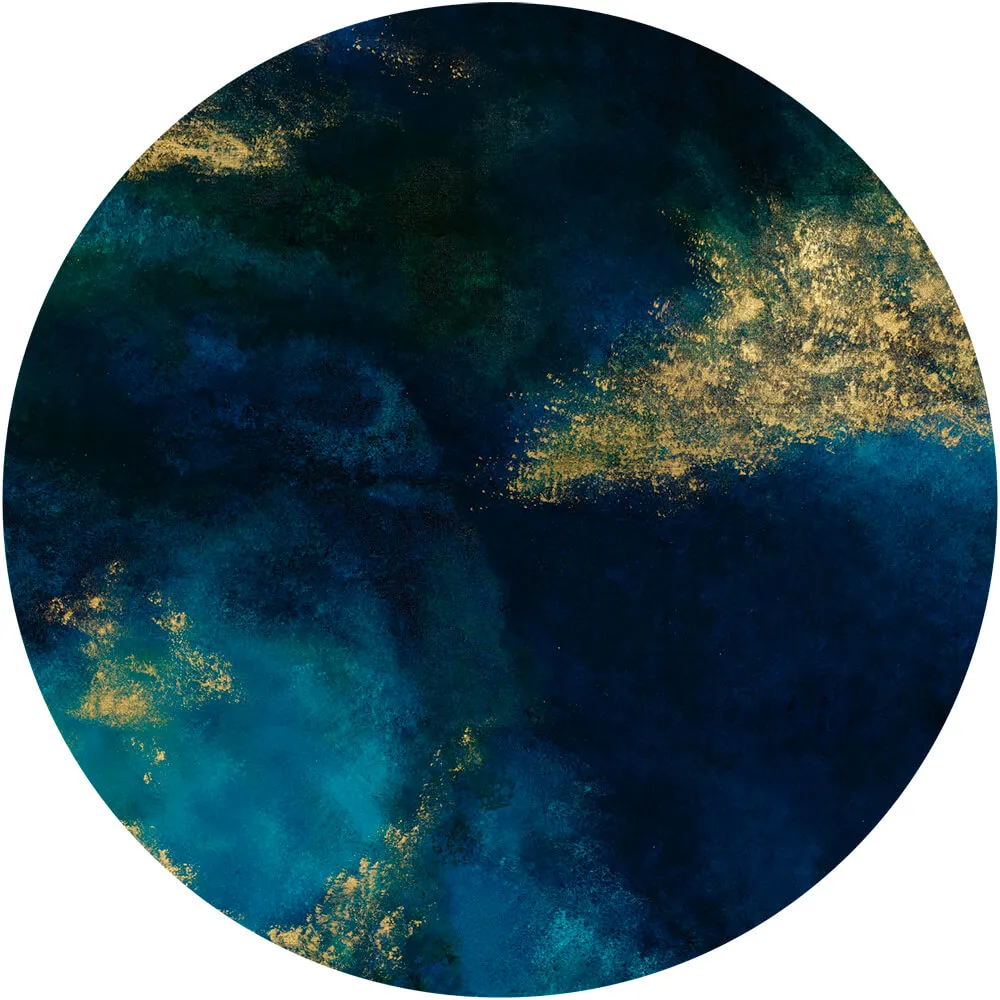 Wall Art – Wallpaper Azuro round 3D Model Wall Art – Wallpaper Azuro round 3D Model