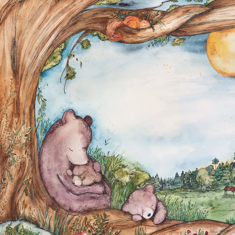 Wall Art – Wallpaper Bears Family 3D Model Wall Art – Wallpaper Bears Family 3D Model