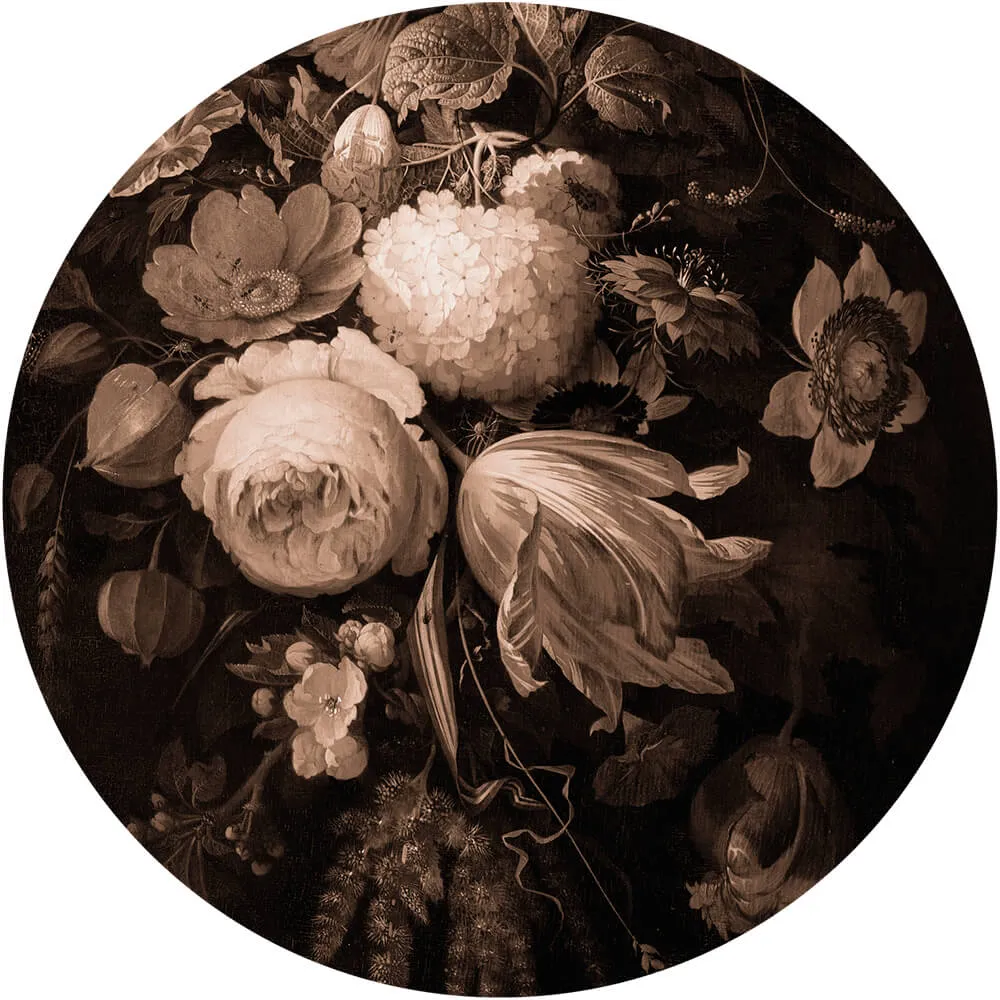 Wall Art – Wallpaper Boudoir Beige round 3D Model Wall Art – Wallpaper Boudoir Beige round 3D Model