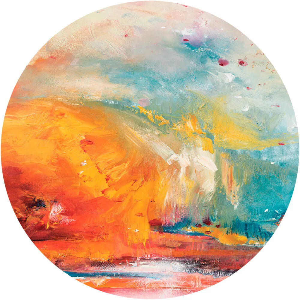 Wall Art – Wallpaper Canaria round 3D Model Wall Art – Wallpaper Canaria round 3D Model