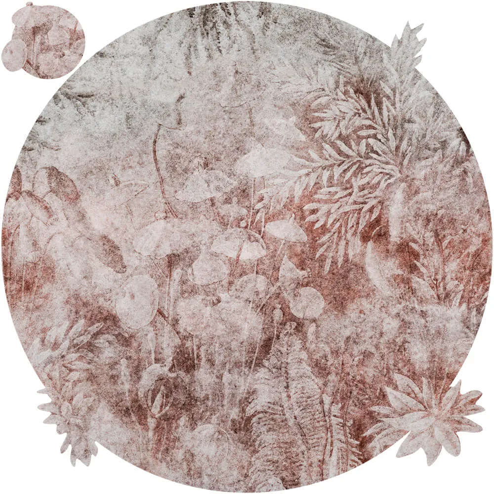 Wall Art – Wallpaper Fairytale Rust round 3D Model Wall Art – Wallpaper Fairytale Rust round 3D Model