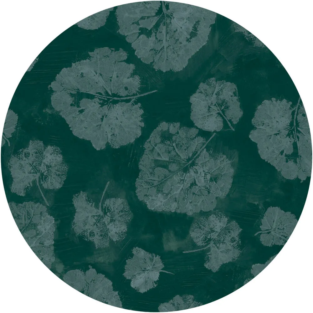 Wall Art – Wallpaper Foglia Sage round 3D Model Wall Art – Wallpaper Foglia Sage round 3D Model