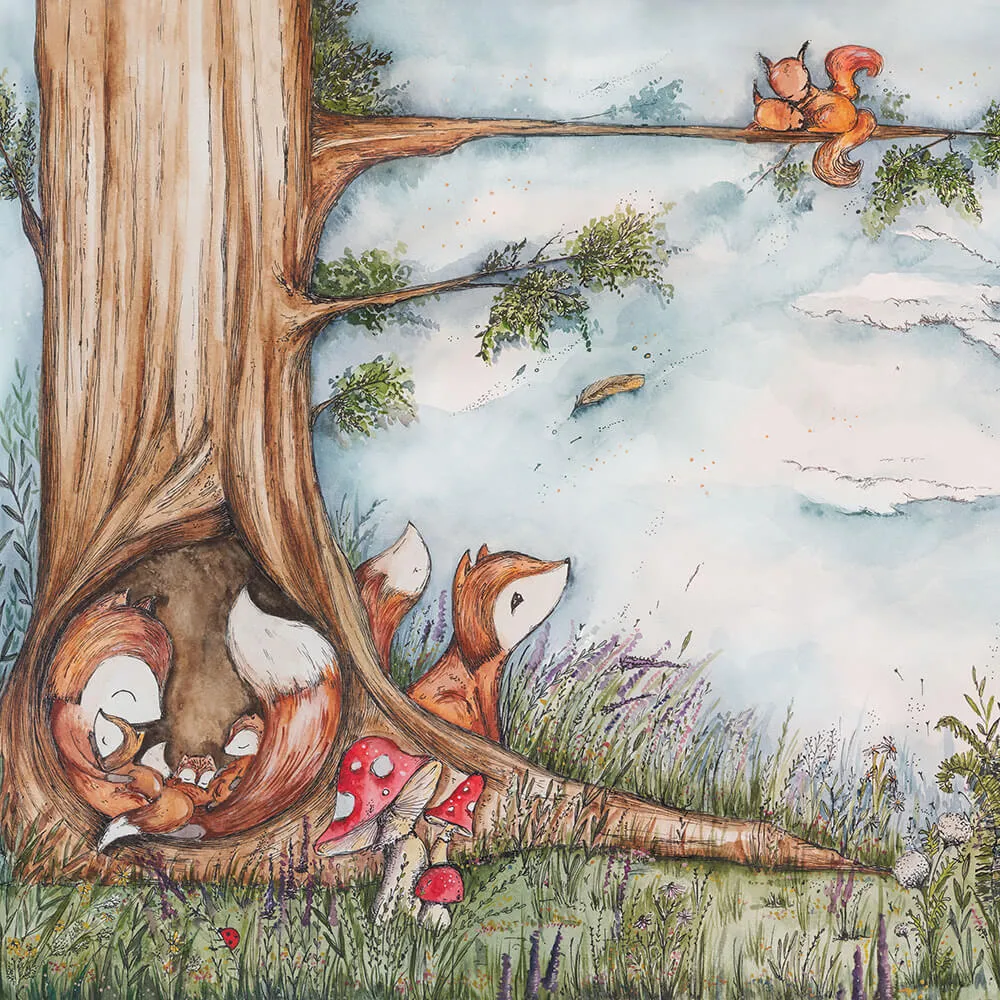 Wall Art – Wallpaper Fox Hollow 3D Model Wall Art – Wallpaper Fox Hollow 3D Model