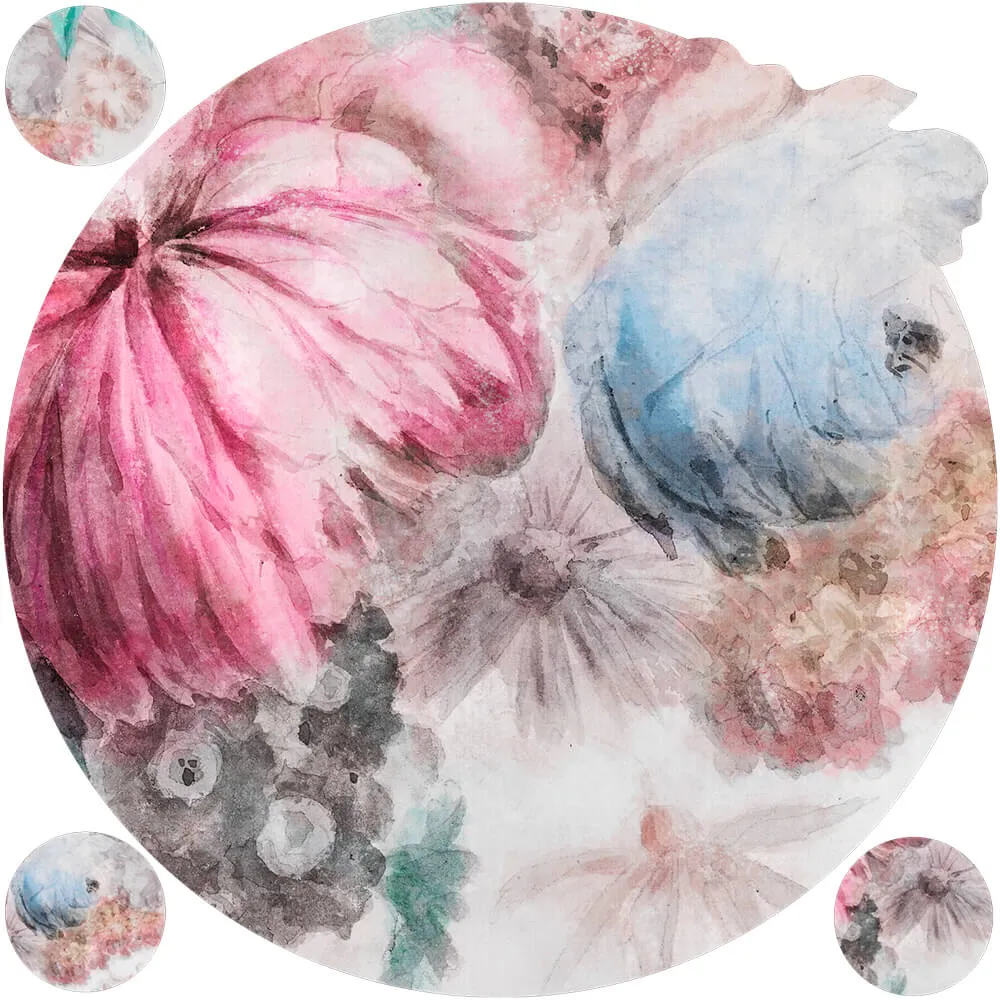 Wall Art – Wallpaper Harmony round 3D Model Wall Art – Wallpaper Harmony round 3D Model