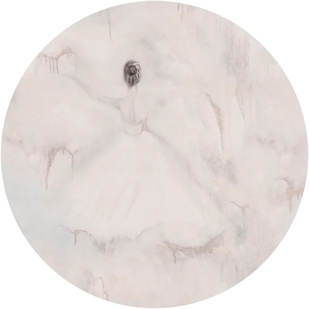 Wall Art – Wallpaper Lady Light round 3D Model Wall Art – Wallpaper Lady Light round 3D Model