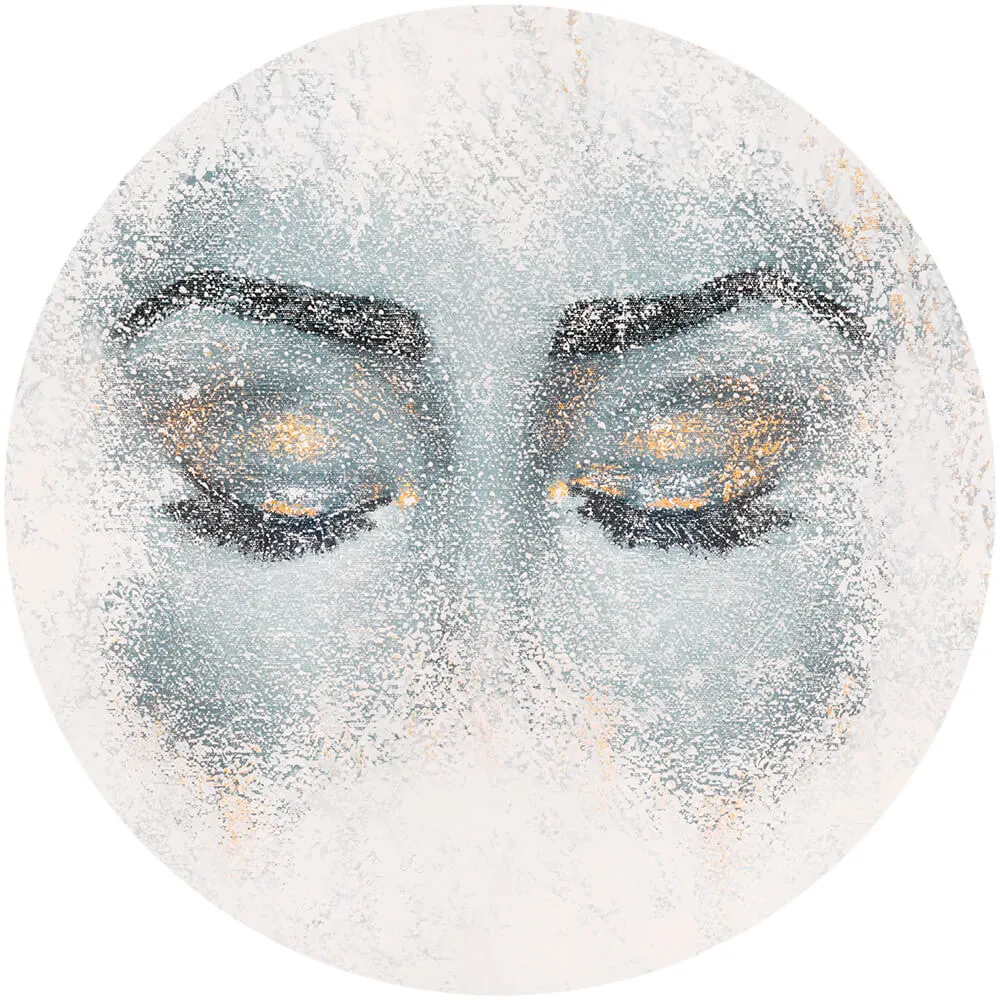 Wall Art – Wallpaper Meditation round 3D Model Wall Art – Wallpaper Meditation round 3D Model